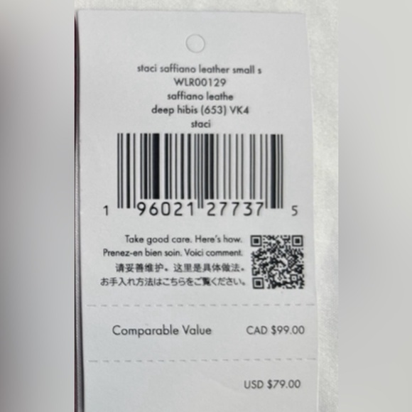 Kate Spade ā ļø Staci Slim Card Holder in Deep Hibiscus šŗ Pink - Picture 6 of 6